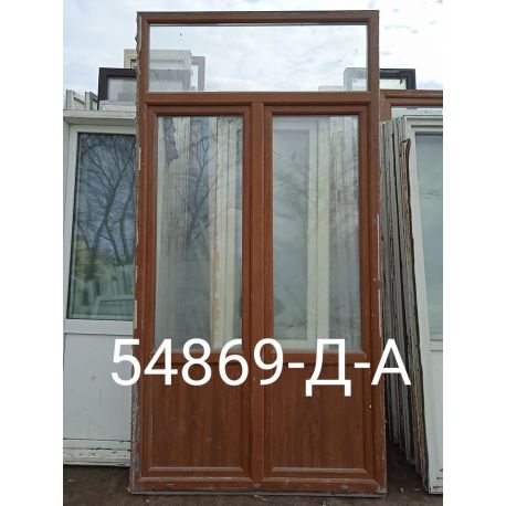 Двери Пластиковые Б/У 2710(в) х 1370(ш) Балконные