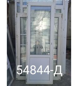 Двери Пластиковые Б/У 2210(в) х 750(ш) Балконные