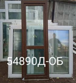 Двери Пластиковые Б/У 2090(в) х 710(ш) Балконные Неликвид