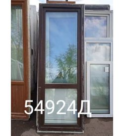 Двери Пластиковые Б/У 2220(в) х 800(ш) Балконные