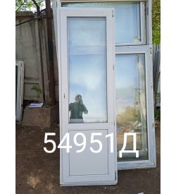Двери Пластиковые Б/У 2220(в) х 730(ш) Балконные