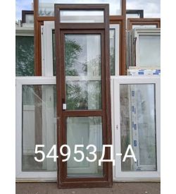 Двери Пластиковые Б/У 2350(в) х 710(ш) Балконные