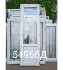 Двери Пластиковые Б/У 2080(в) х 680(ш) Балконные